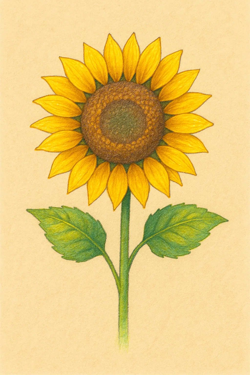 Adult sunflower - confident and beautiful