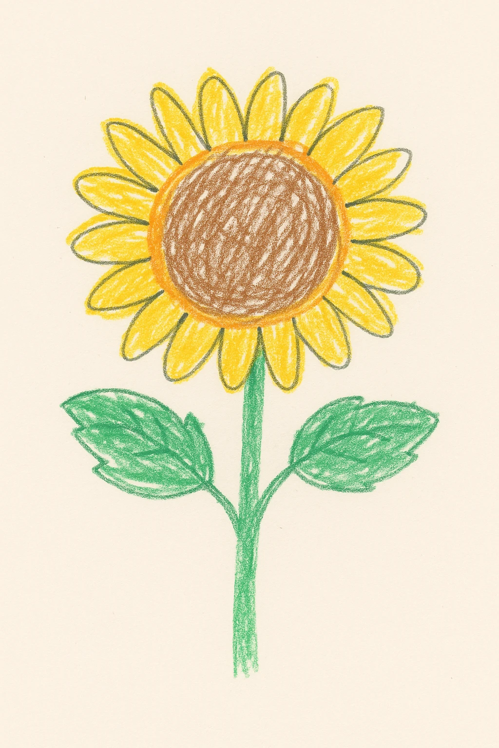 Baby sunflower - shy and small